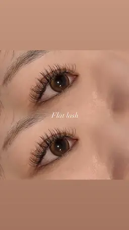 🪻【お付け足し】フラットラッシュ60本➕下まつげパーマ🪻
