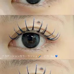 💎PLATINUM SABLE グラデーションカラーエクステ✨【ブラウン・レッド・パープル・ブルー】80~120本