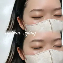 【🧚‍♀️美眉アイブロウスタイリング＋メイクレクチャー 】間引き込み🫧¥4500→￥4000