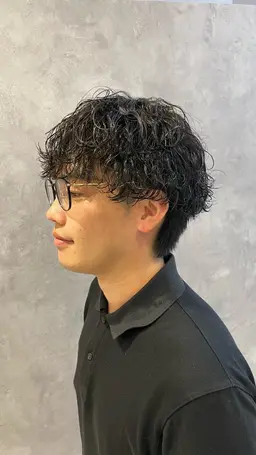 メンズカット➕パーマ