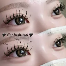 【24日限定】🤍flat lush つけ放題(200本)🤍オフ込 2時間半程度✨根元コーティング付