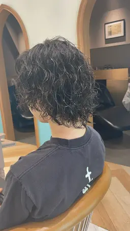 💈メンズカット+波巻きスパイラルパーマ💈