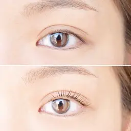 《平日10-16時限定》束感デザインまつげパーマ★美容液TR＋コーティング付