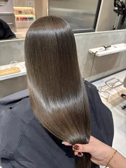 [ロング限定]髪質改善カラー＋髪質改善トリートメント