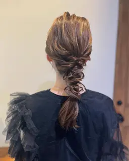 ヘアセット&ポイントメイク　※SNS掲載可能な方