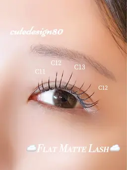 マツエク ♡モデル80本🎀
