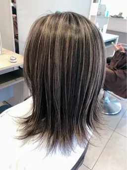 ハイライト（ハーフハイライトの場合¥8660）＋全体カラー