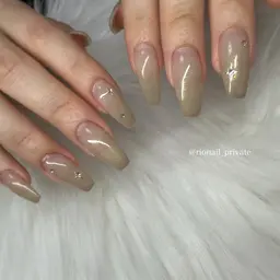ワンカラー💎ジェルスカ長さ出し10本