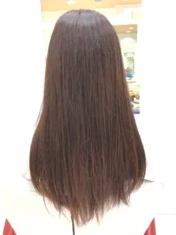 カット+縮毛矯正+トリートメント　＋ロング料金550​〜​