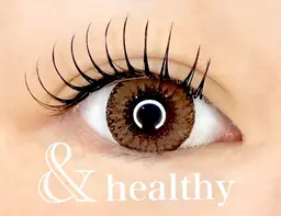 【最新技術人気No.1】&Healthy(アンドヘルシー)マツエク100本＋まつげパーマ