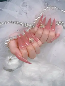 長さ出し10本➕ワンカラーorラメグラデージョン🎵(オフなし)