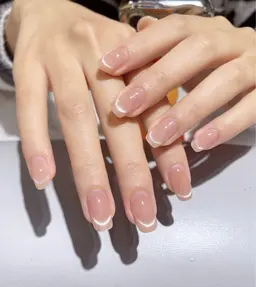 【ご新規様ジェルオフ無料】💎マグネットフレンチorラメフレンチ🧚‍♀️