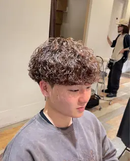 🧢メンズカット+フルカラー🟦