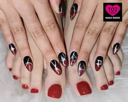 ジェルやり放題&フット14980円★（Hand Gel Design & Pedicure Gel One Color）