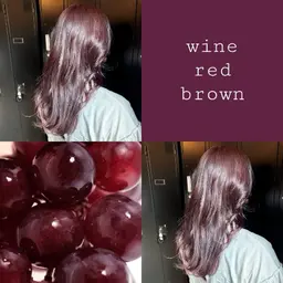 大人気🌈秋カラー🍇大人可愛い♡深〜いワインレッド♡