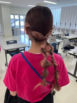 パーティーヘアメイク