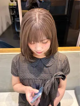 【11.12月限定🩰🉐menu+】🌷🫧透明感🫧ブリーチカラー+内部補修トリートメント+《ご新規様》marbb