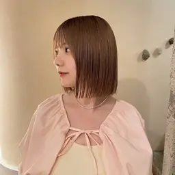 🌱平日限定クーポン🌱ボブカット+プレミアムケアカラー+濃密トリートメント　９９００円　白髪染め&おしゃれ染めOK