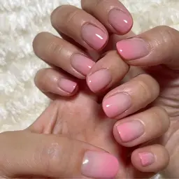 【ハンド】カラーグラデーション（クリアベース）《オフあり》