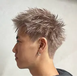 メンズカット+ケアブリーチ+カラー