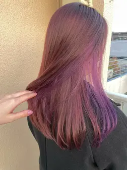 💫ポイントブリーチ+カラー+3step treatment💫