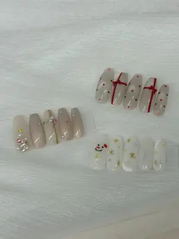 ˚✧₊⁎12月限定⁎⁺˳✧༚トレンドデザイン（オフケア込み❤️）※カラー変更・パーツ位置変更🆗