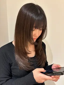 【🎀新規様限定🎀】カット+ ケアカラー+2stepトリートメント6600円