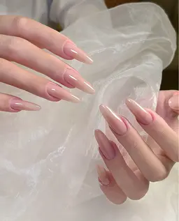 〖チップ長さ出し〗ワンカラー/ラメグラ