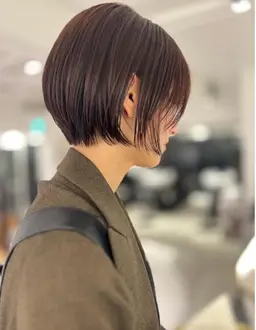 丸みショートカット＋コタトリートメント