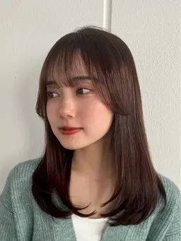 【湿気対策に是非‼️】ストレートパーマ(縮毛矯正ではございません。)