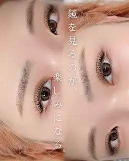 まつげパーマ×美眉スタイリング𓂃⟡.·