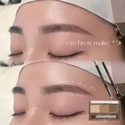 《黄金比×最新トレンド💠》美眉アイブロウWAX (メイク込) ¥3800