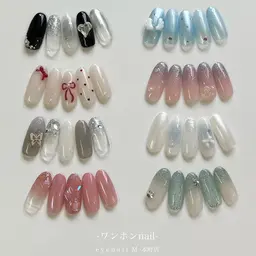 new🤍ミニモ限定価格♥︎ワンホンネイルコース