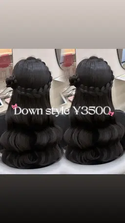 🎀ヘアアレンジ🎀 (ダウンスタイル)お出かけ前や、現場前にオススメ🤍