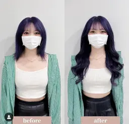 《学割》プラチナシールエクステ80枚 （52cm）《韓国風》￥20,000