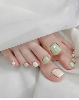 フット🦶🏻ワンカラー💓パラジェルベース使用🉐