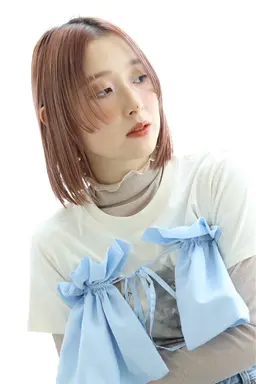 ボブ限定カット🧡+ダブルカラー