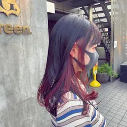 🌈大人気🌈インナーカラー＋似合わせカット😳　【インナーブリーチ＋全体&インナーにオンカラー＋カット】