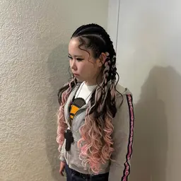 【MIRAN限定】エクステありコーンロウ