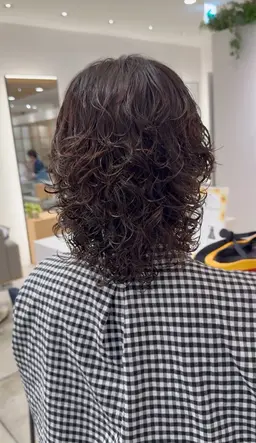 【パーマモデル】やわらか質感◎ナチュラルコールドパーマ ¥5,000