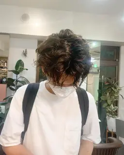 ✨大人気✨🕊メンズカットオラプレックスパーマ💡　ナノスチーム付き♪