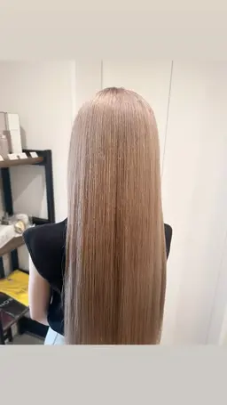 《艶髪ハイトーン✨》ケアブリーチ×2➕カラー➕BYKARTE(5step)トリートメント‼️