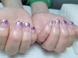 平日限定　学生割引🌼💅ラメグラデーションラメ追加OK≫オフ有り　ハードジェルは別途500円