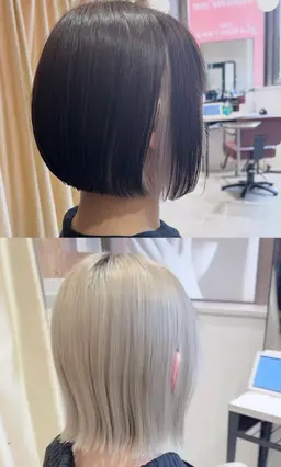 カットモデル（ボブスタイル）
