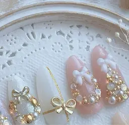 🩵すぐ予約限定🩵ワンカラー＋クリスマスアート2本(オフ込み)