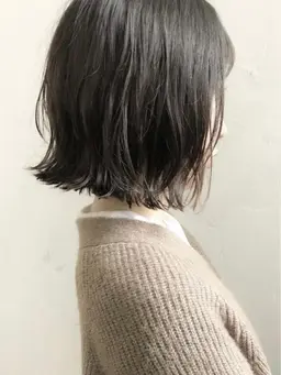 切りっぱなしボブ🤍