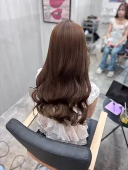 ブリーチなしWカラー ♪♪