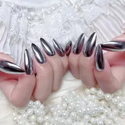 🌈❣️[チップ長さだし]マグネット・ミラー・オーロラワンカラー