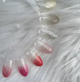 ラメグラデーション(クリアベース)