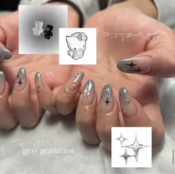 オフ込みカラーグラデーションorフレンチ♡